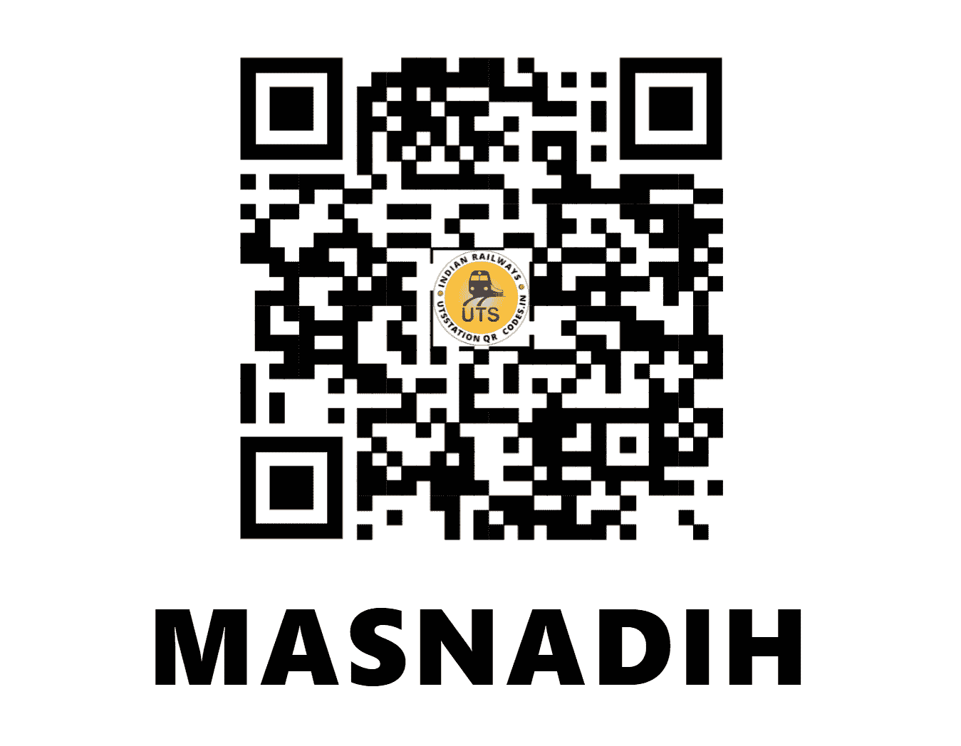 UTS QR Code for MASNADIH - MSDH (EC - BIHAR)