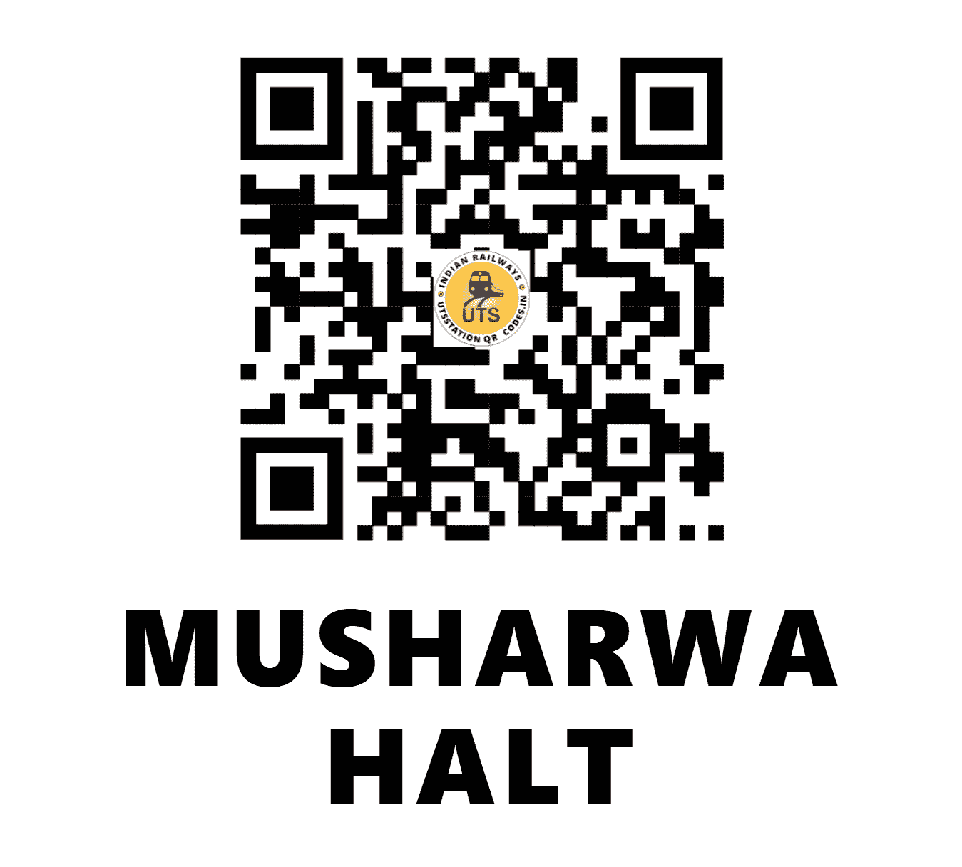 UTS QR Code for MUSHARWA HALT - MSHW (EC - BIHAR)