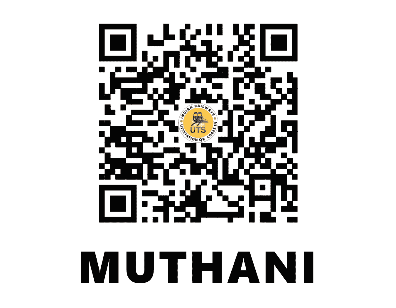 UTS QR Code for MUTHANI - MTGE (EC - BIHAR)