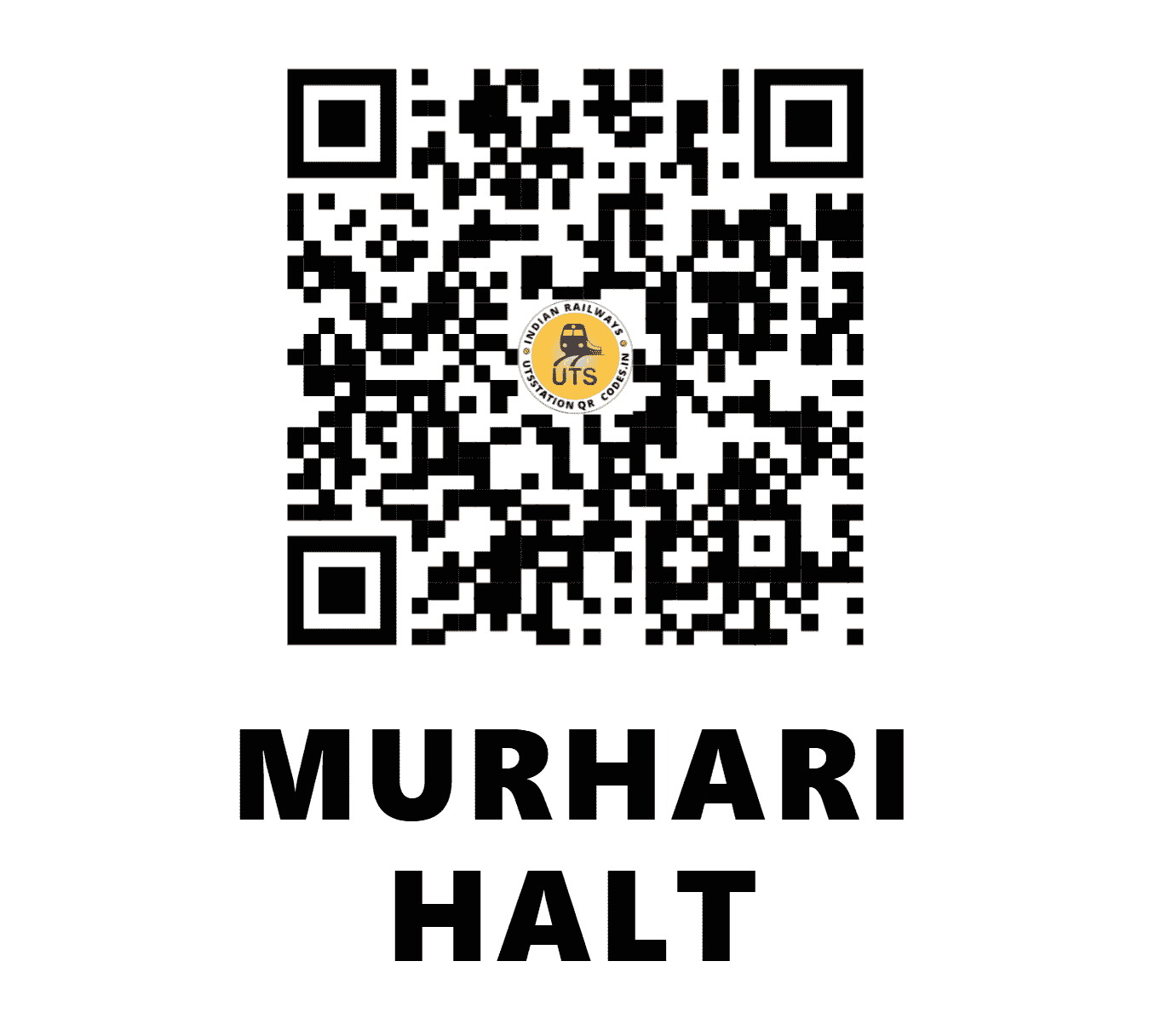 UTS QR Code for MURHARI HALT - MUHI (EC - BIHAR)