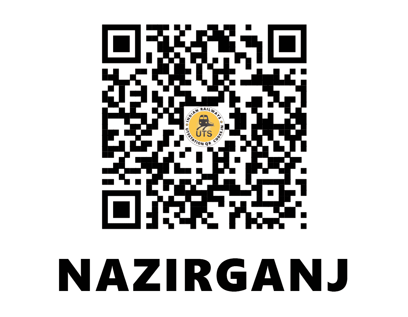 UTS QR Code for NAZIRGANJ - NAZJ (EC - BIHAR)