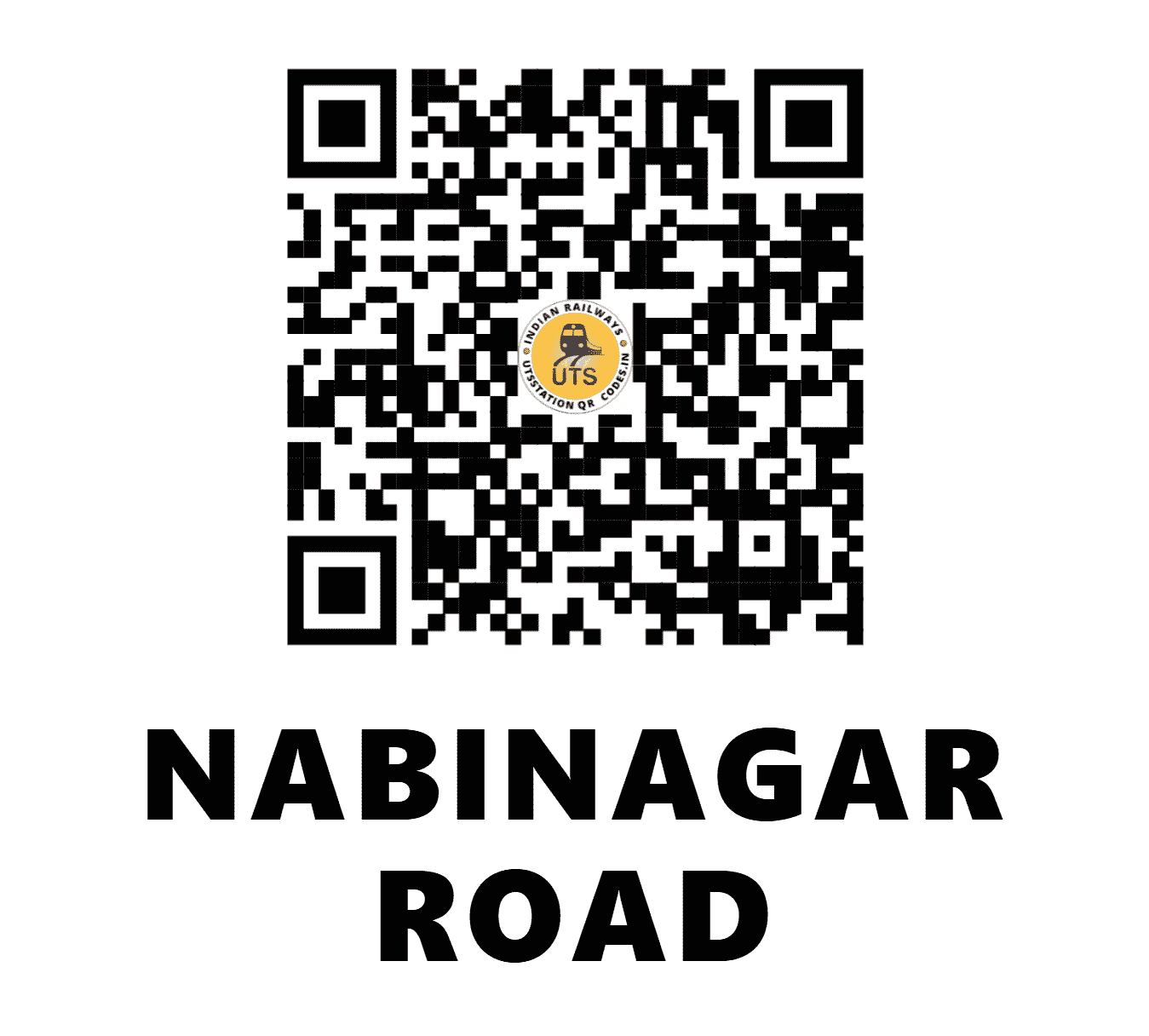 UTS QR Code for NABINAGAR ROAD - NBG (EC - BIHAR)