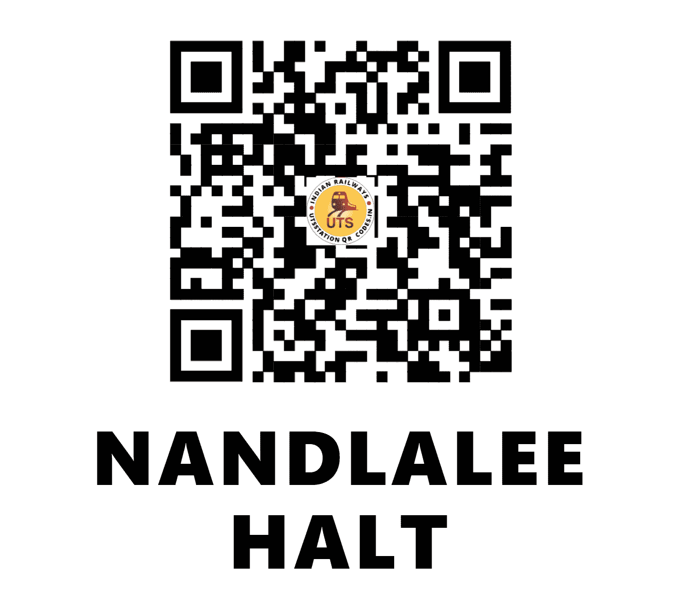UTS QR Code for NANDLALEE HALT - NDLH (EC - BIHAR)