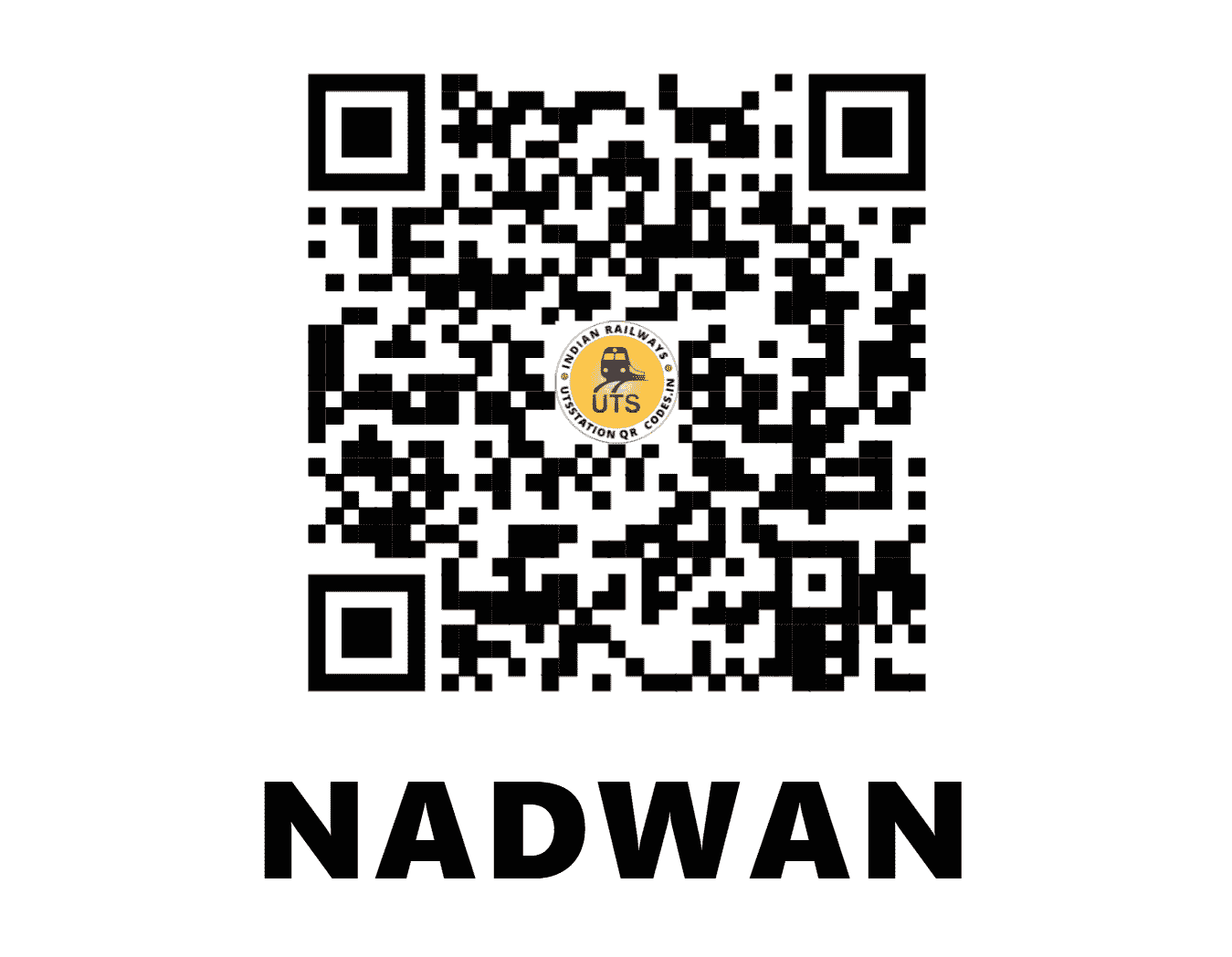 UTS QR Code for NADWAN - NDW (EC - BIHAR)