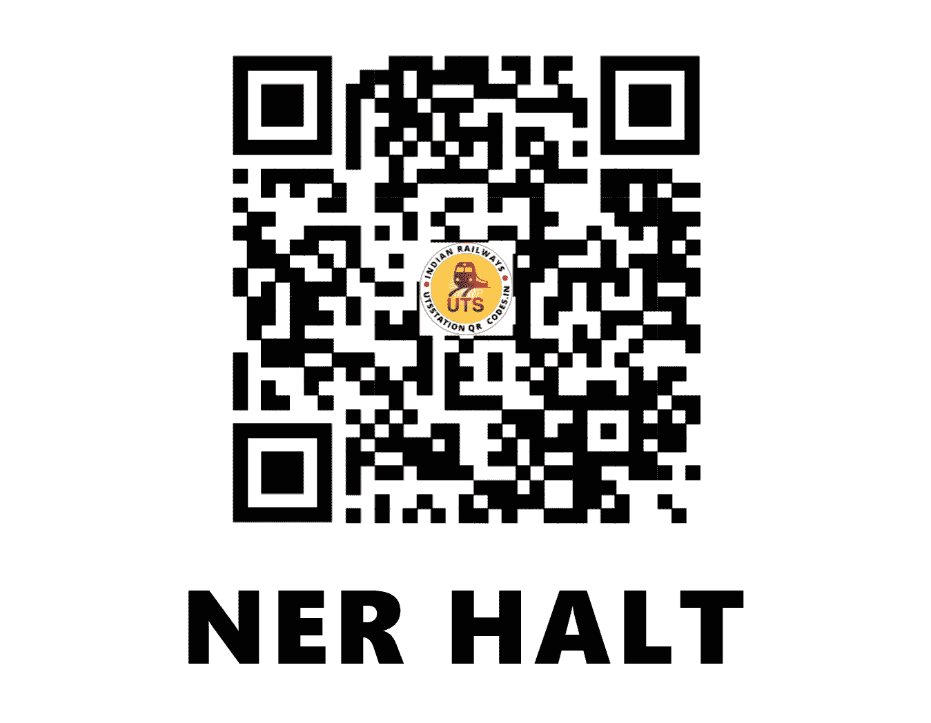 UTS QR Code for NER HALT - NERH (EC - BIHAR)