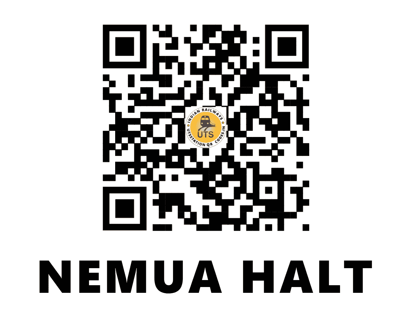 UTS QR Code for NEMUA HALT - NEUA (EC - BIHAR)