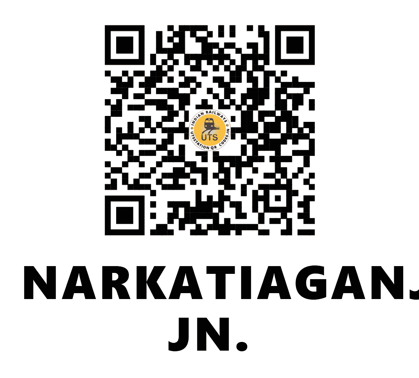 UTS QR Code for NARKATIAGANJ JN. - NKE (EC - BIHAR)