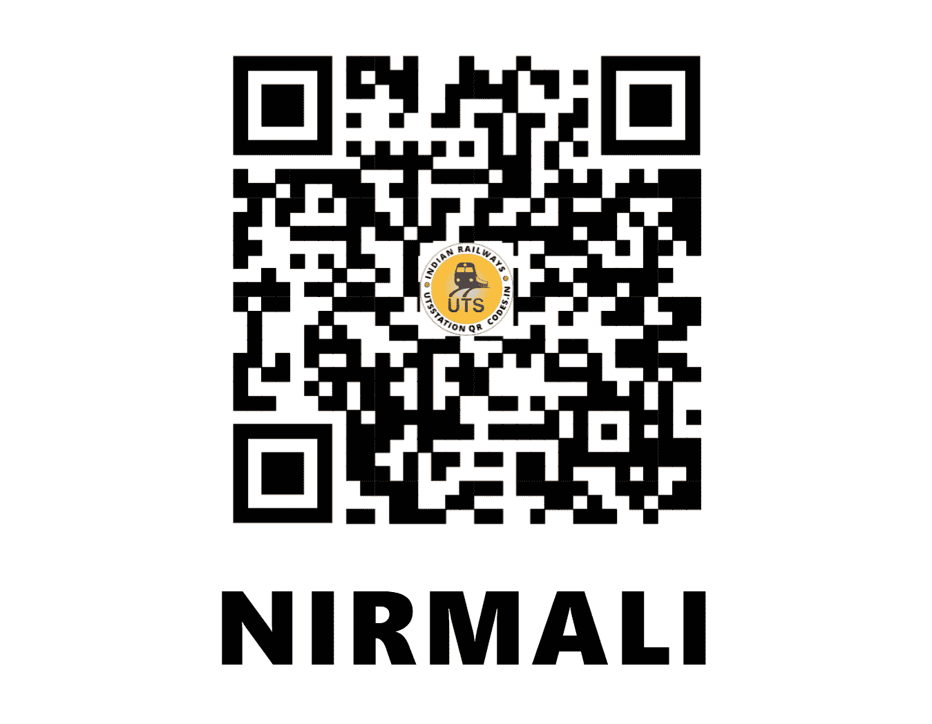 UTS QR Code for NIRMALI - NMA (EC - BIHAR)