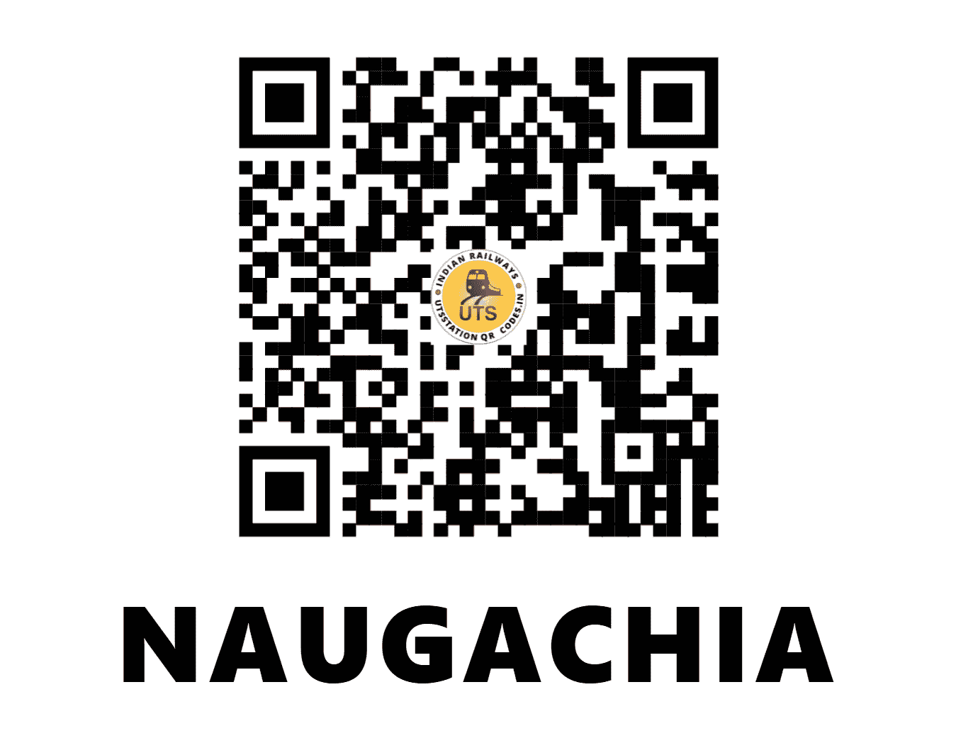 UTS QR Code for NAUGACHIA - NNA (EC - BIHAR)