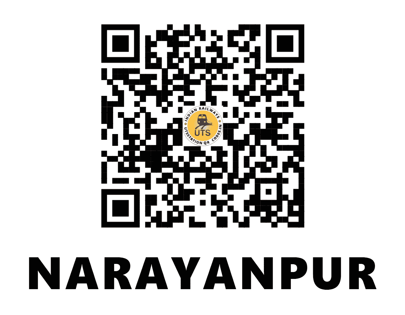 UTS QR Code for NARAYANPUR - NNR (EC - BIHAR)