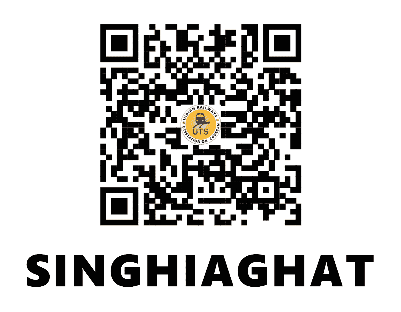 UTS QR Code for SINGHIAGHAT - NRN (EC - BIHAR)