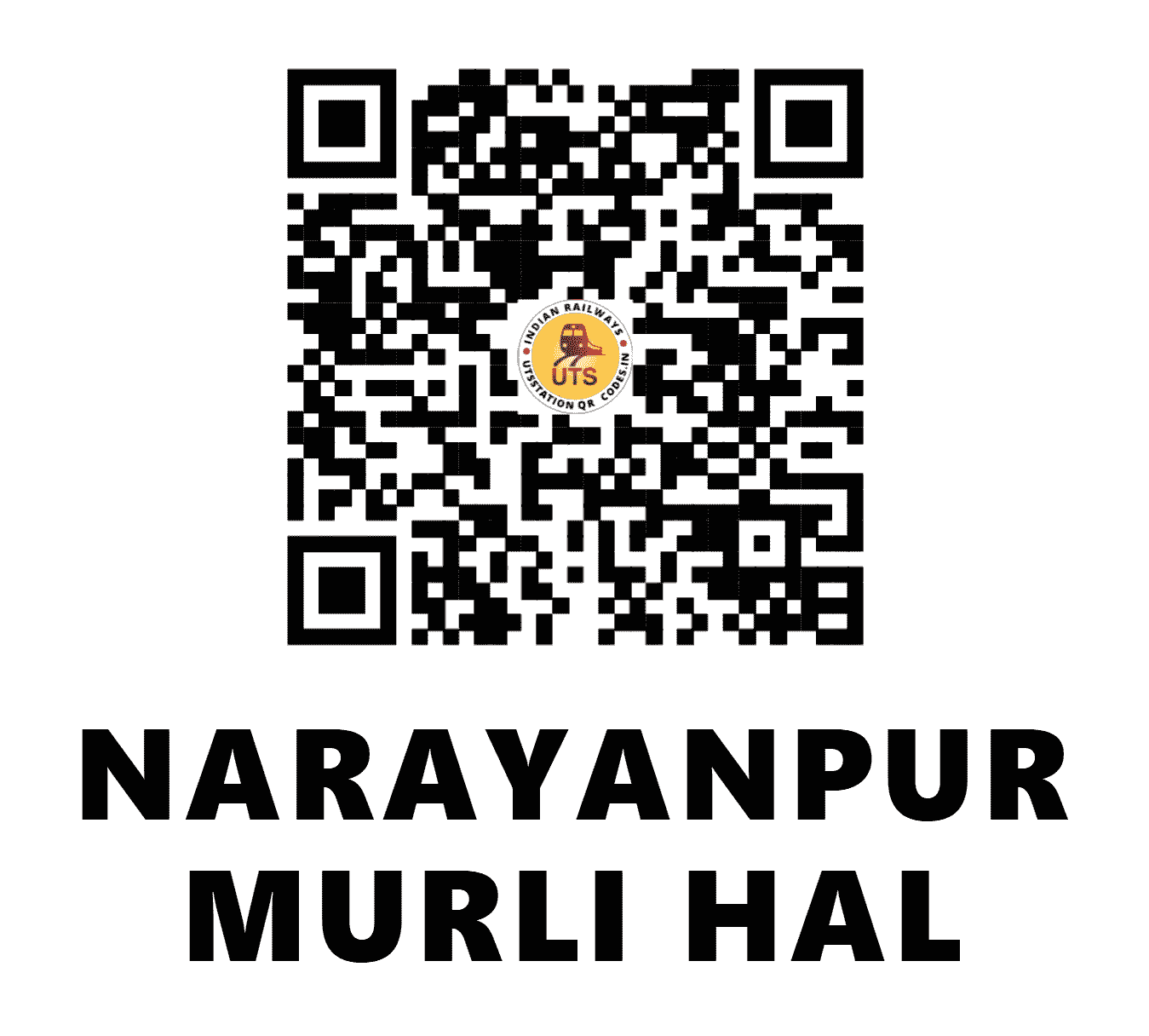 UTS QR Code for NARAYANPUR MURLI HAL - NRPM (EC - BIHAR)