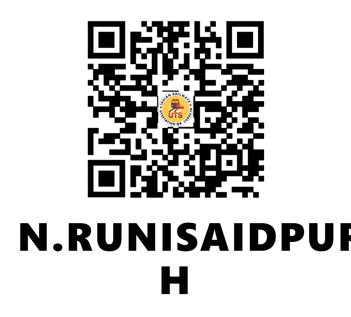 UTS QR Code for N.RUNISAIDPUR H - NRSD (EC - BIHAR)