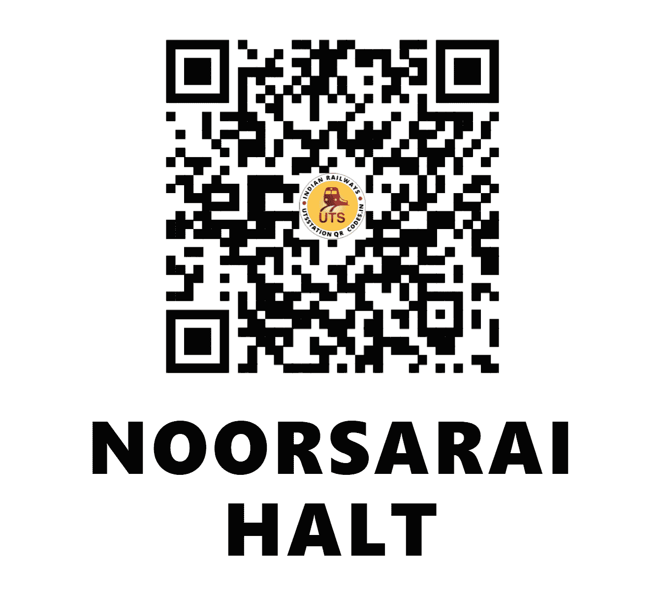 UTS QR Code for NOORSARAI HALT - NRSI (EC - BIHAR)