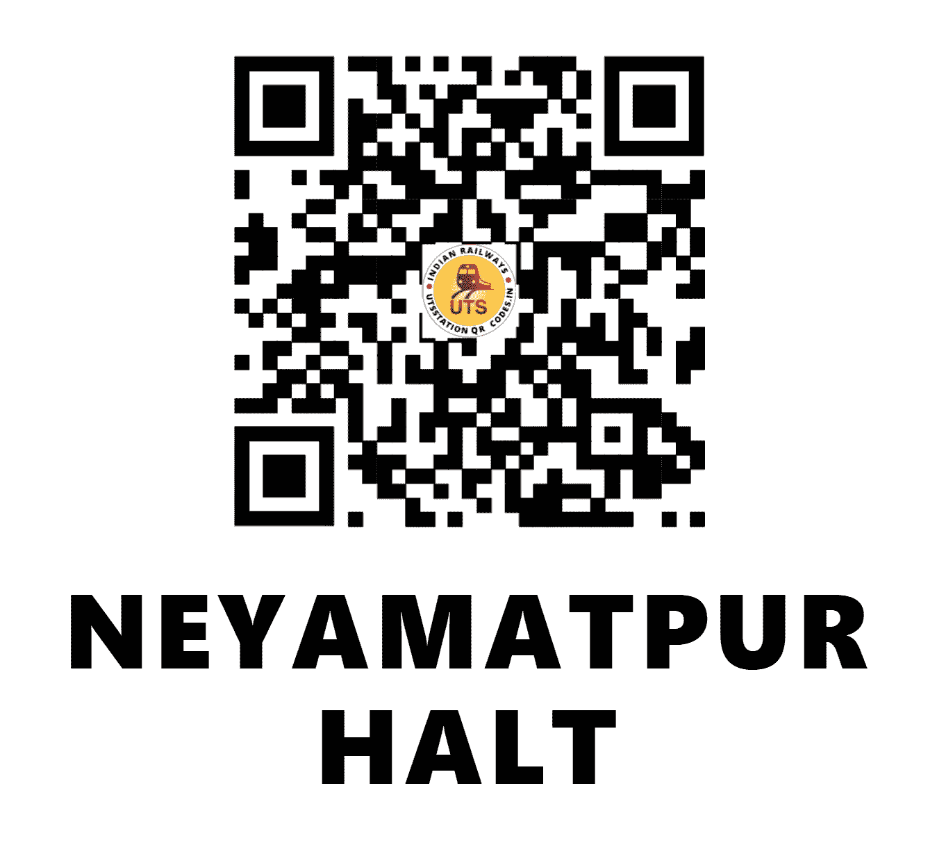 UTS QR Code for NEYAMATPUR HALT - NYM (EC - BIHAR)