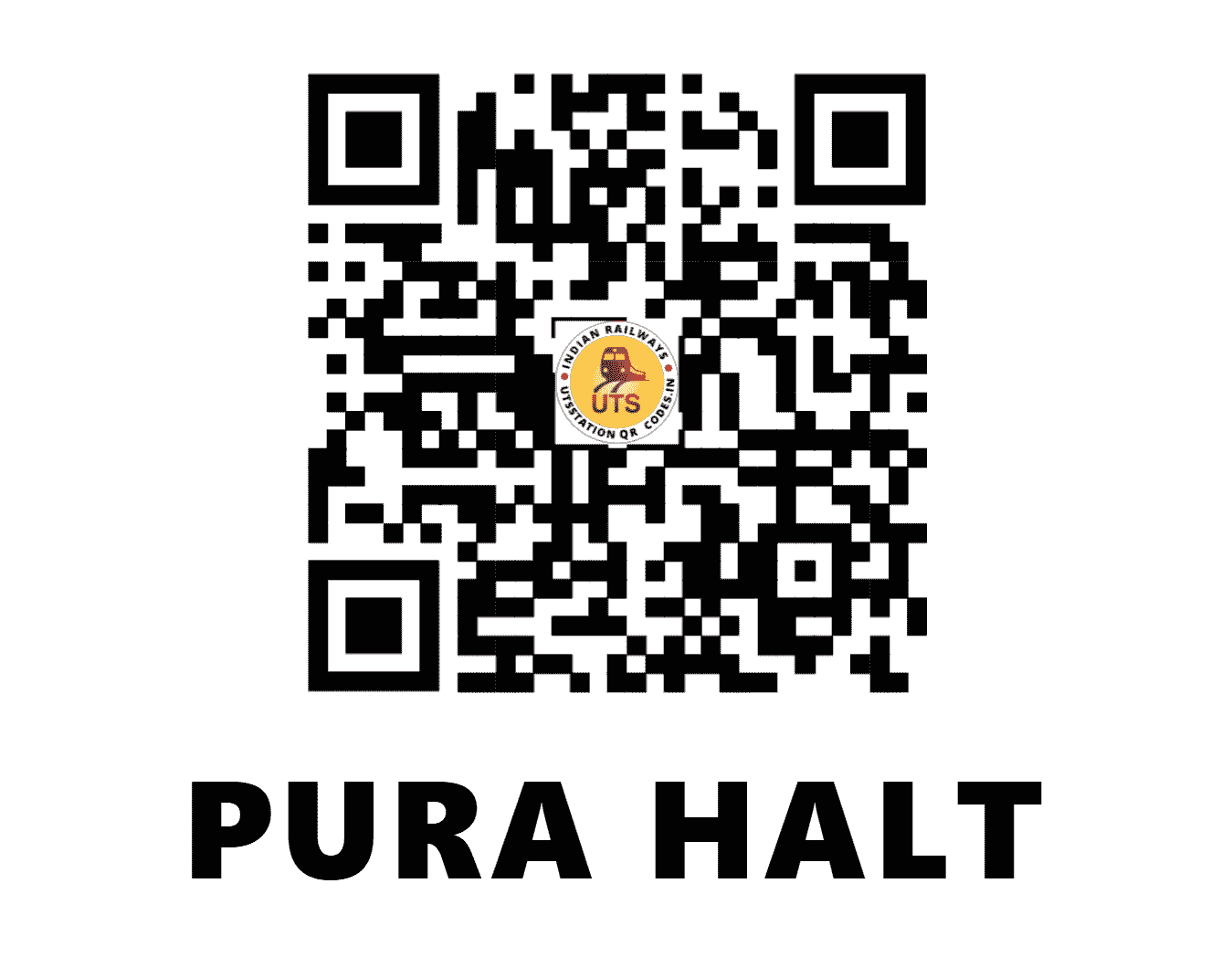 UTS QR Code for PURA HALT - PAHB (EC - BIHAR)