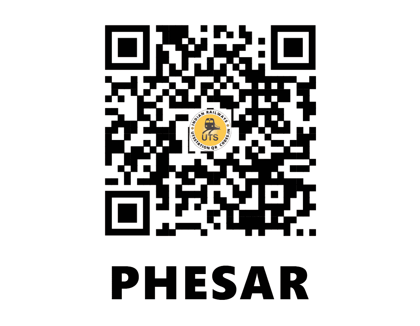 UTS QR Code for PHESAR - PES (EC - BIHAR)
