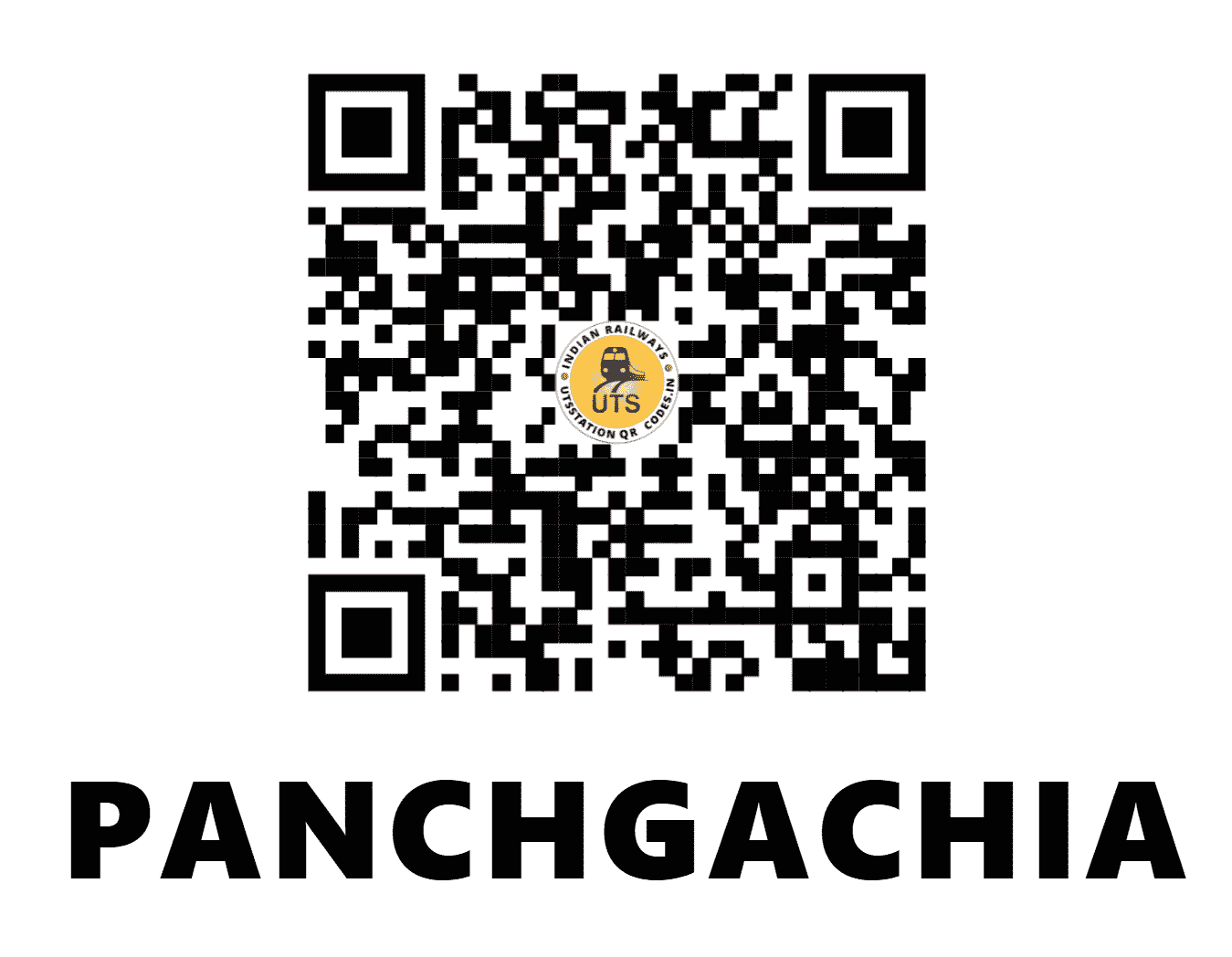 UTS QR Code for PANCHGACHIA - PGC (EC - BIHAR)