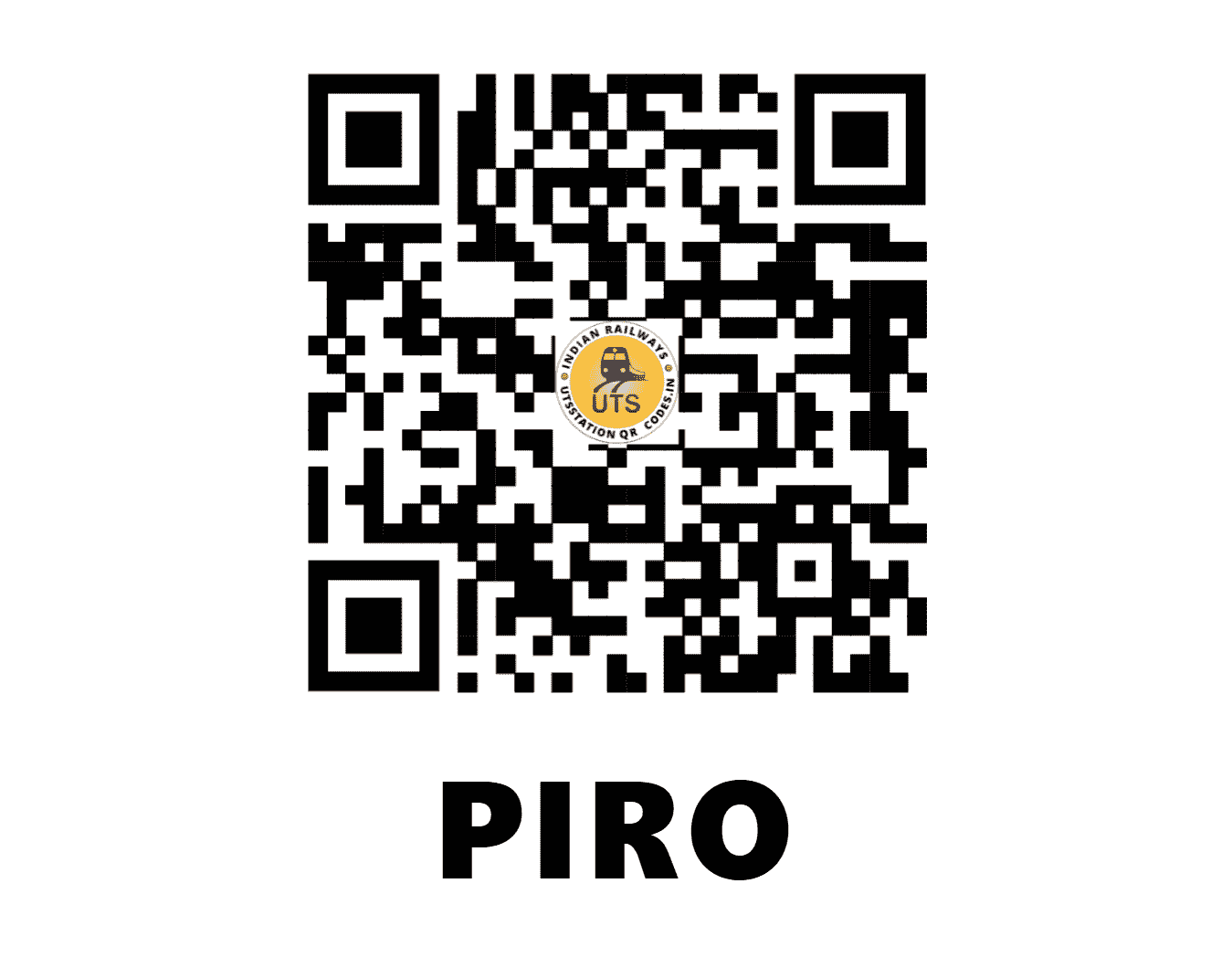 UTS QR Code for PIRO - PIRO (EC - BIHAR)