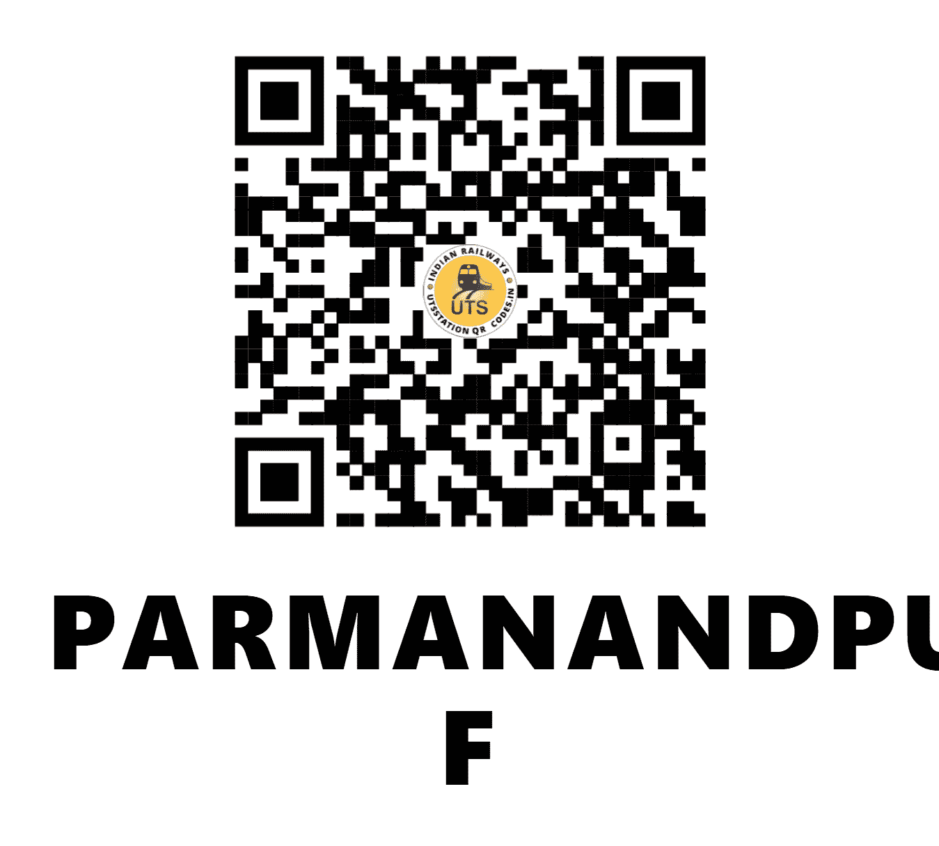 UTS QR Code for PARMANANDPUR F - PMU (EC - BIHAR)