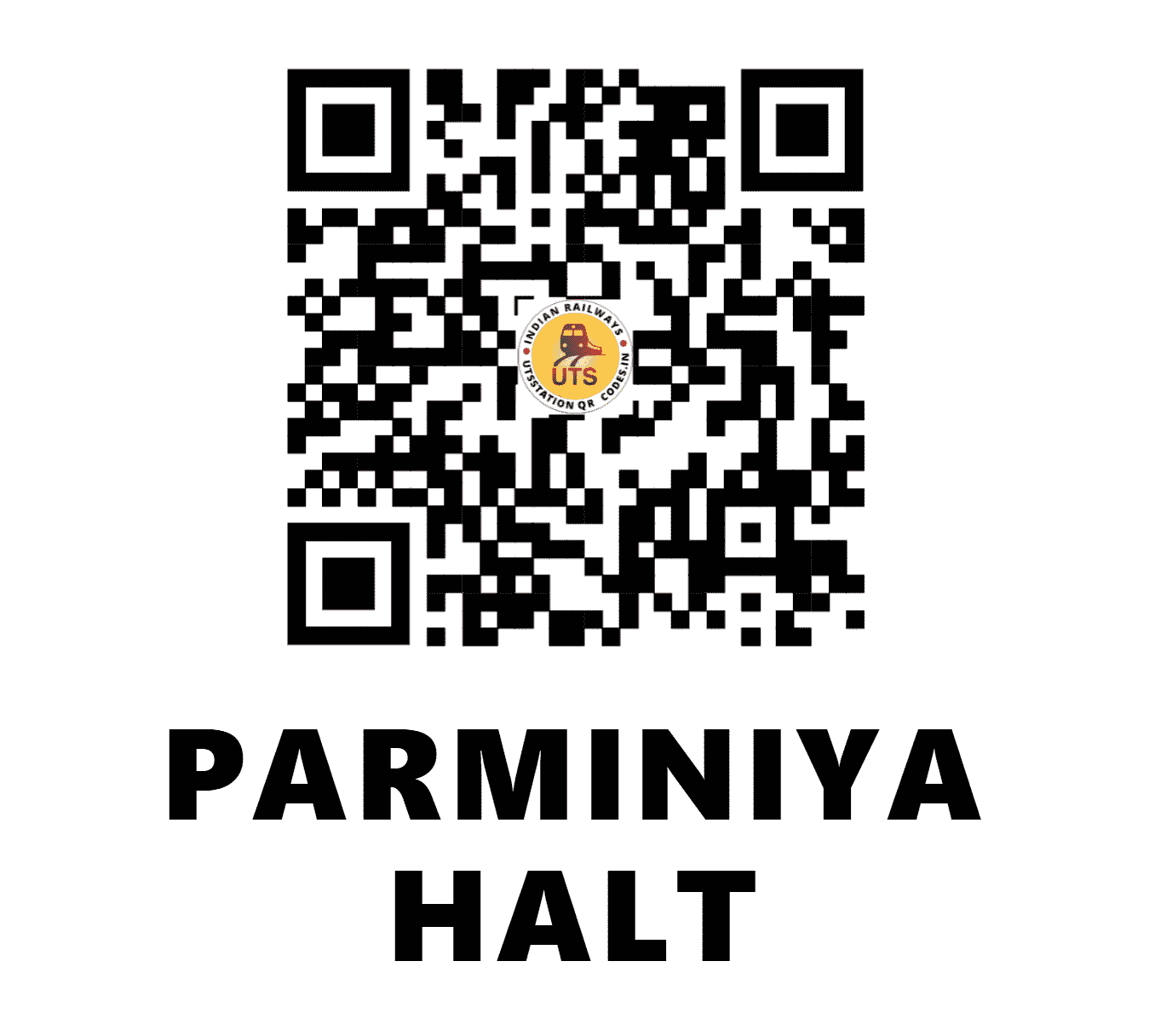 UTS QR Code for PARMINIYA HALT - PMYA (EC - BIHAR)