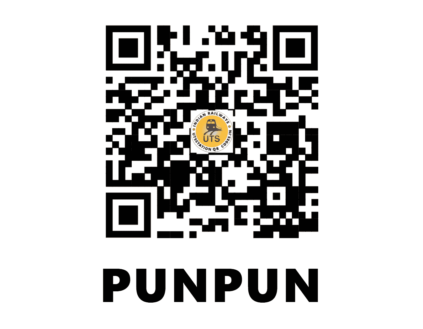 UTS QR Code for PUNPUN - PPN (EC - BIHAR)