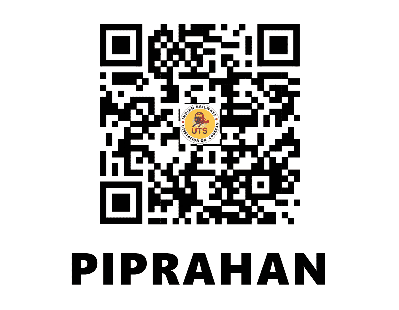 UTS QR Code for PIPRAHAN - PPRH (EC - BIHAR)
