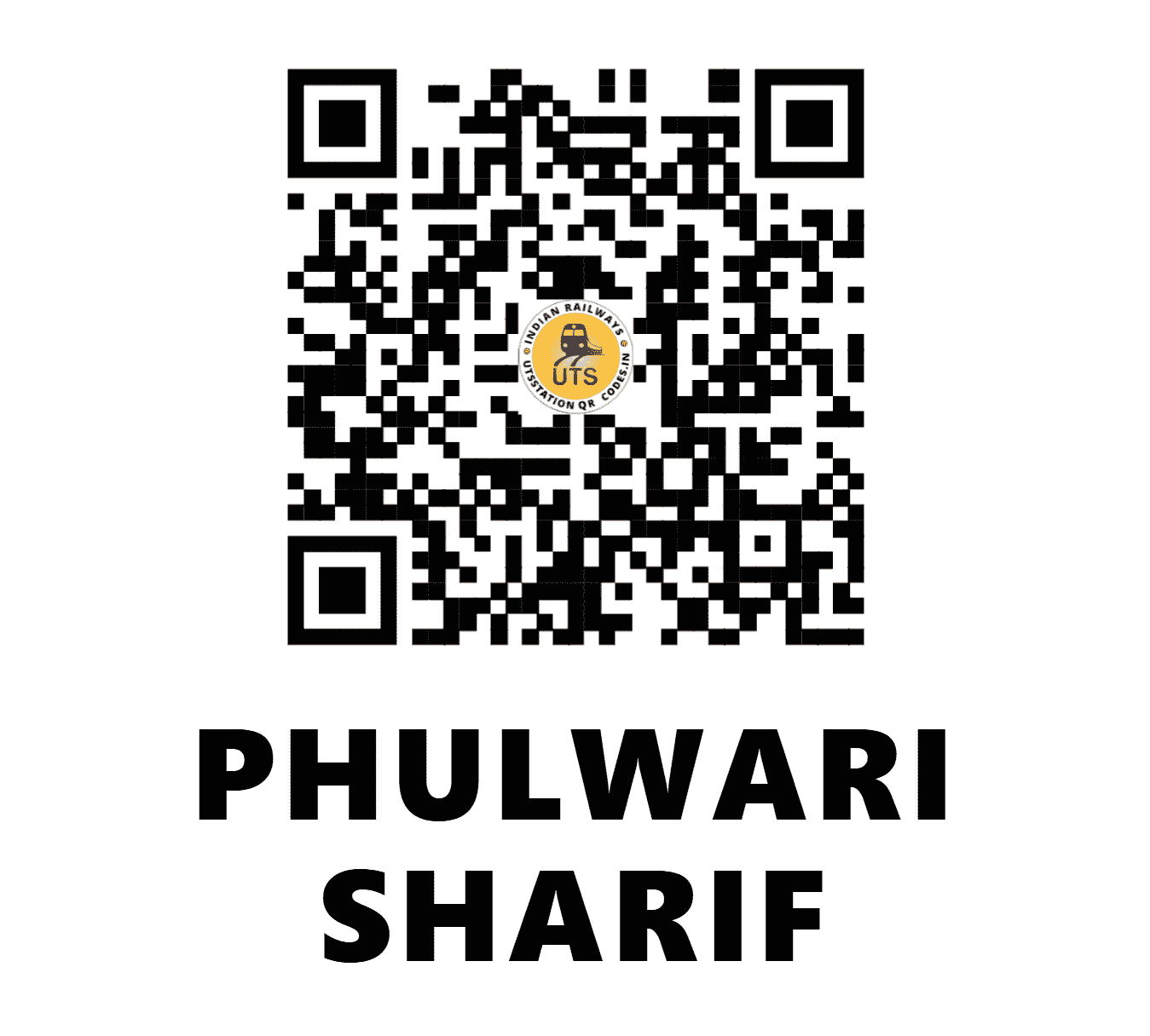 UTS QR Code for PHULWARI SHARIF - PWS (EC - BIHAR)