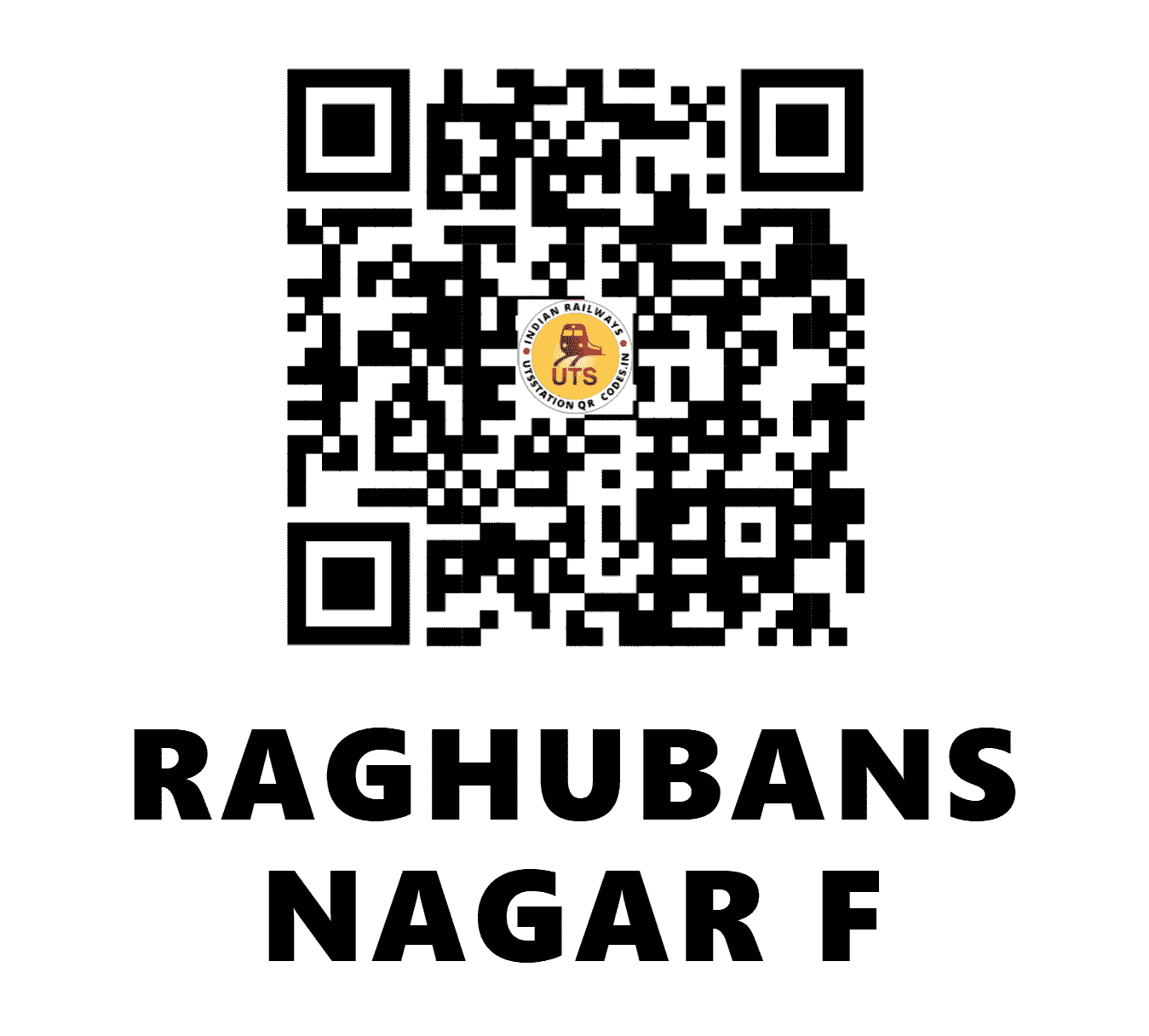 UTS QR Code for RAGHUBANS NAGAR F - RBN (EC - BIHAR)