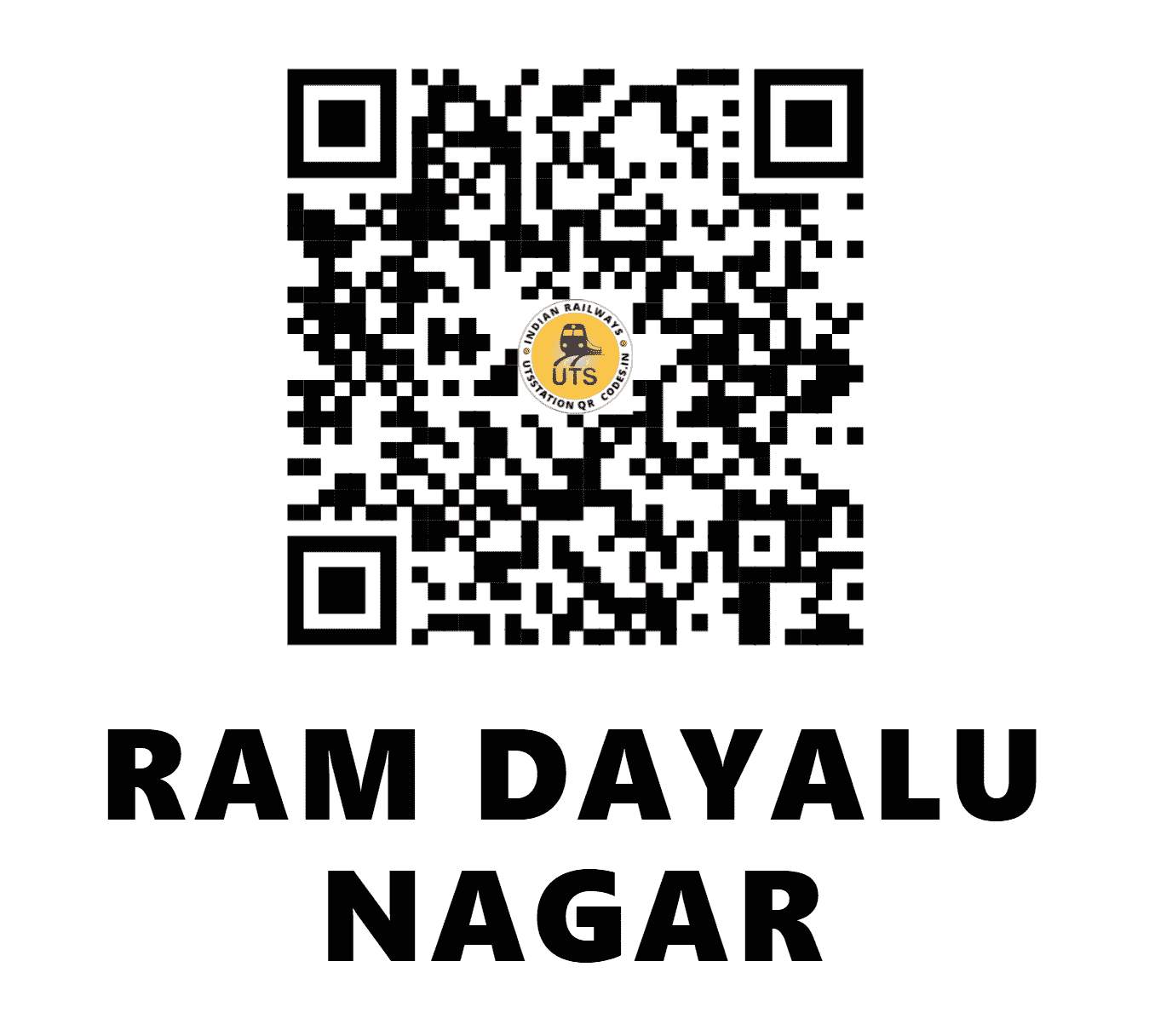 UTS QR Code for RAM DAYALU NAGAR - RD (EC - BIHAR)