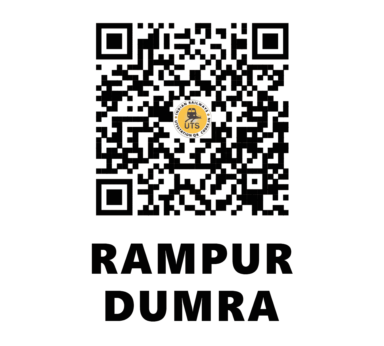 UTS QR Code for RAMPUR DUMRA - RDUM (EC - BIHAR)