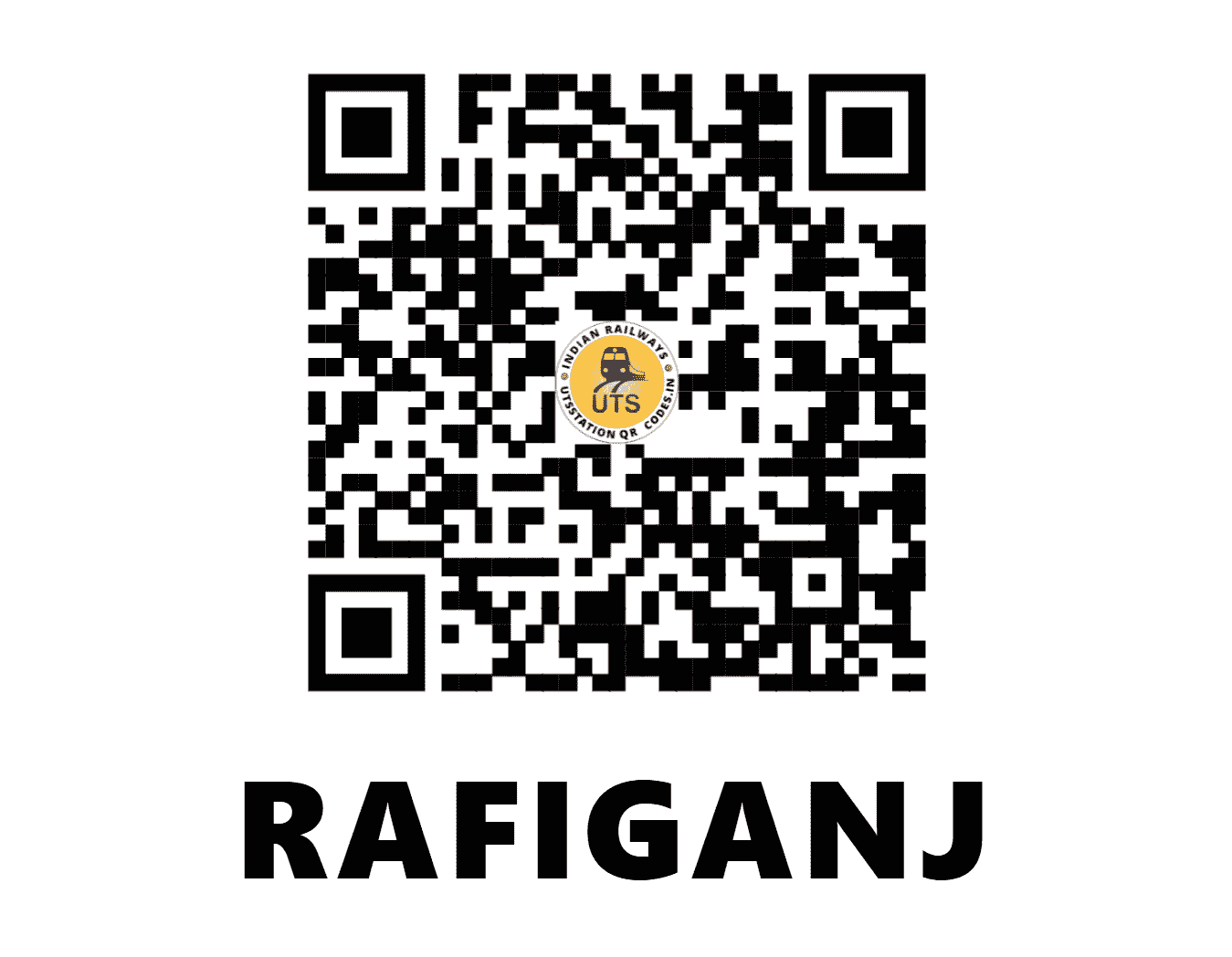 UTS QR Code for RAFIGANJ - RFJ (EC - BIHAR)