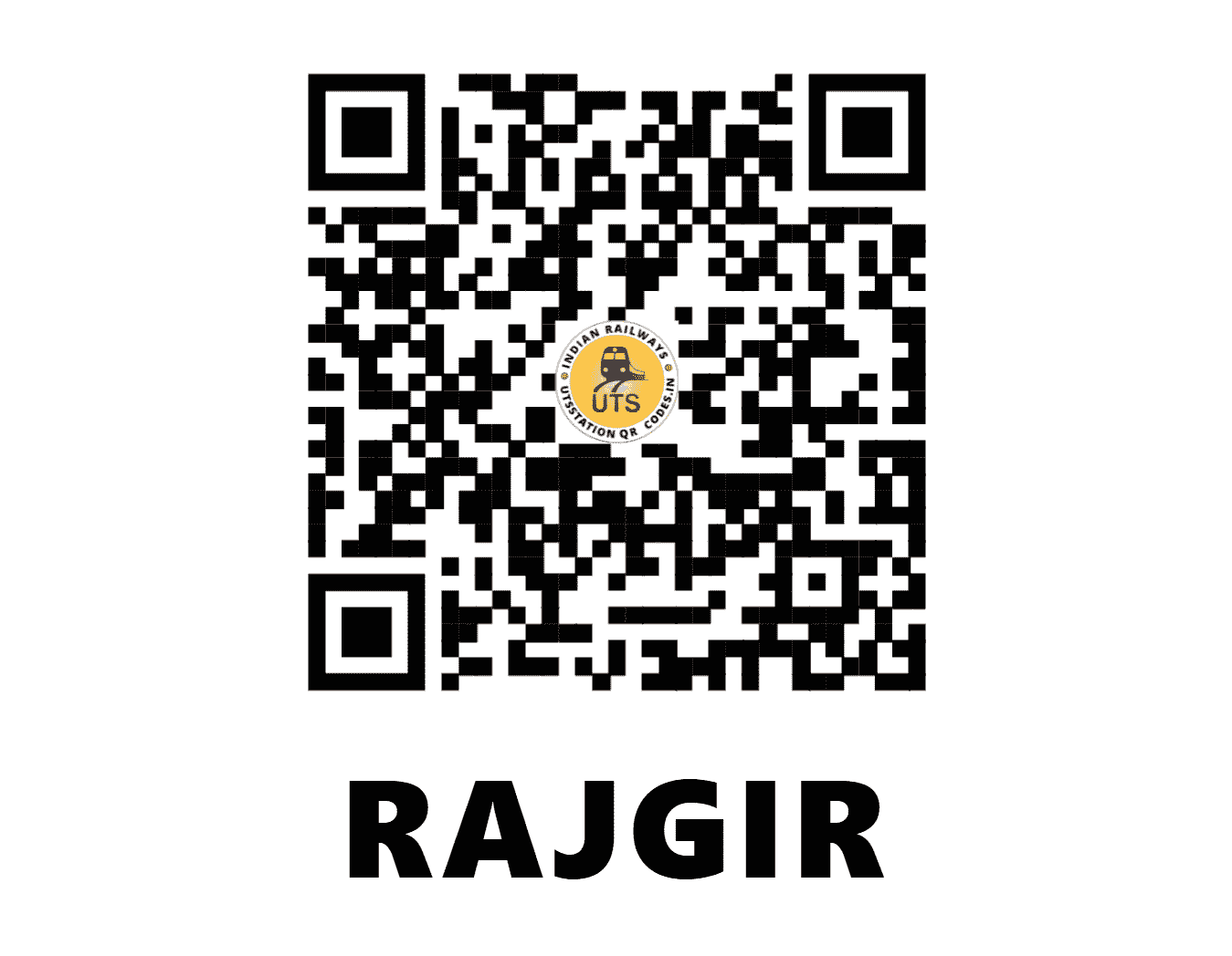 UTS QR Code for RAJGIR - RGD (EC - BIHAR)