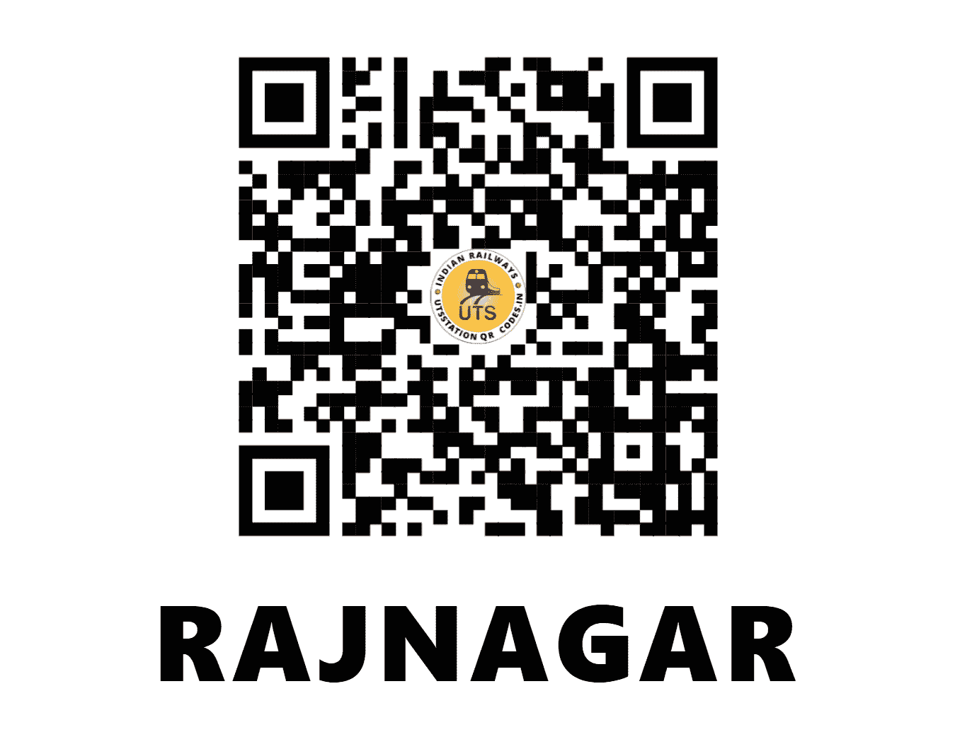 UTS QR Code for RAJNAGAR - RJA (EC - BIHAR)