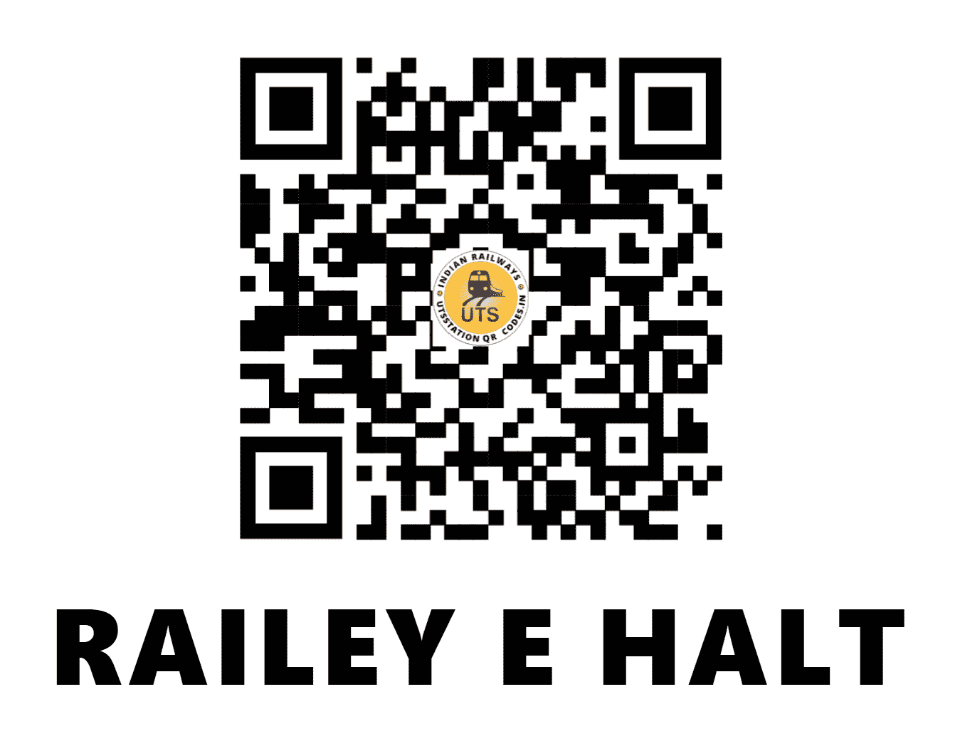 UTS QR Code for RAILEY E HALT - RLE (EC - BIHAR)