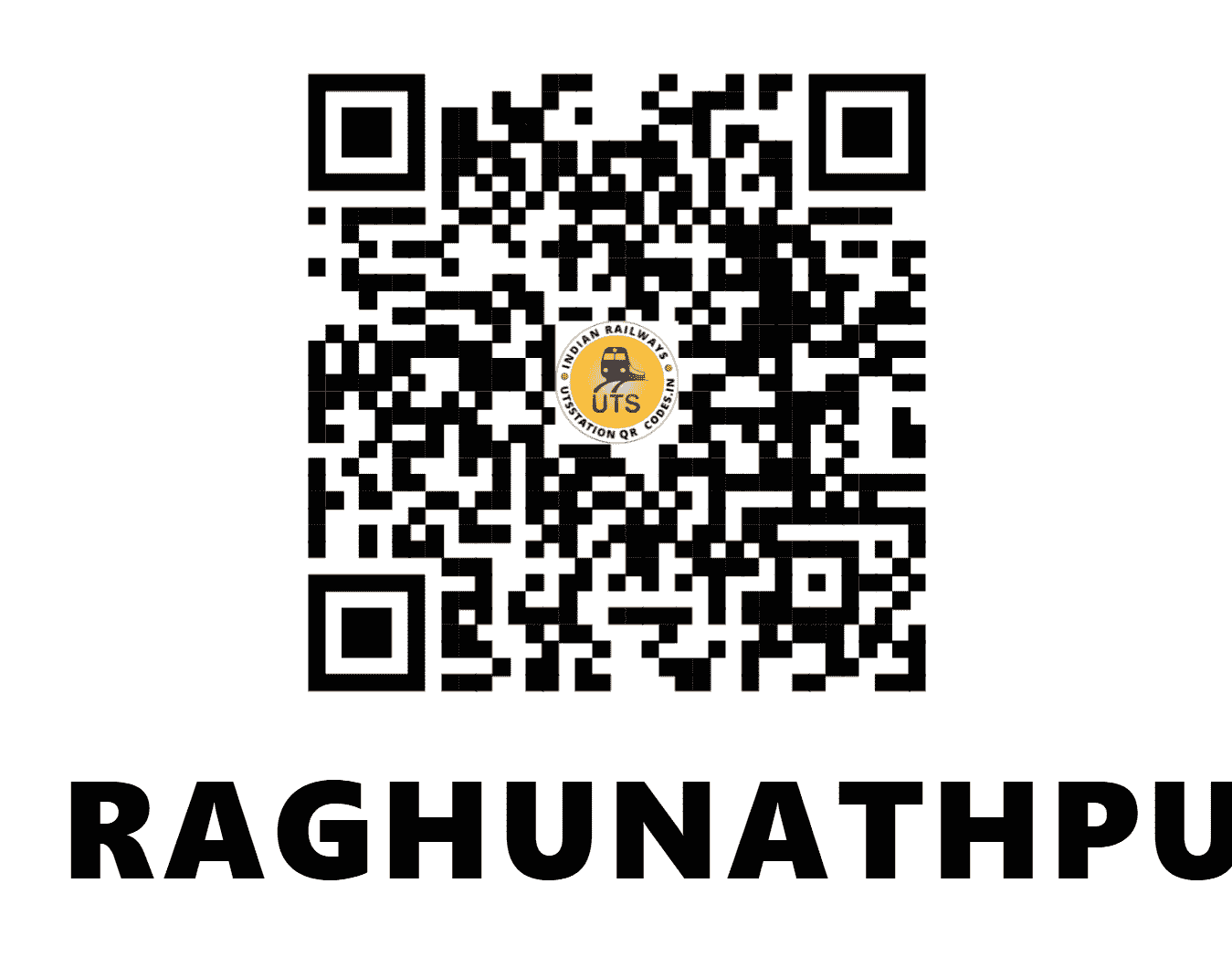 UTS QR Code for RAGHUNATHPUR - RPR (EC - BIHAR)