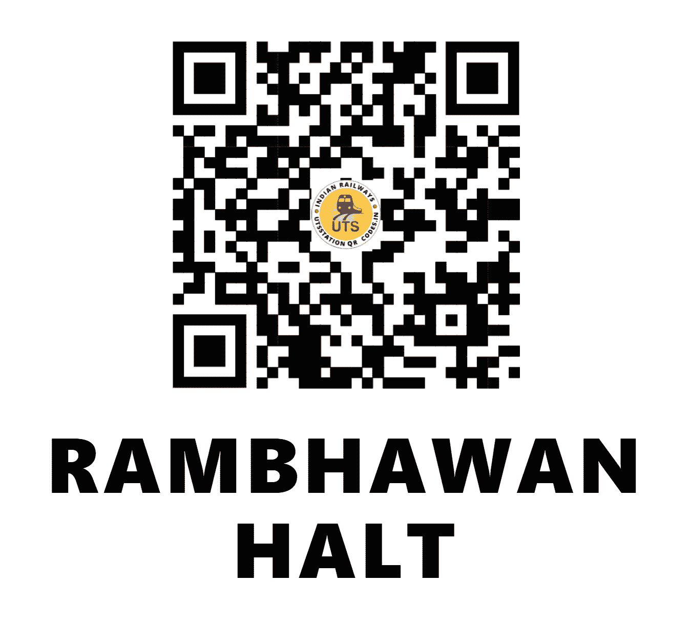 UTS QR Code for RAMBHAWAN HALT - RPWN (EC - BIHAR)