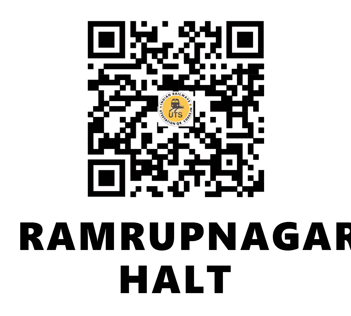 UTS QR Code for RAMRUPNAGAR HALT - RRNH (EC - BIHAR)