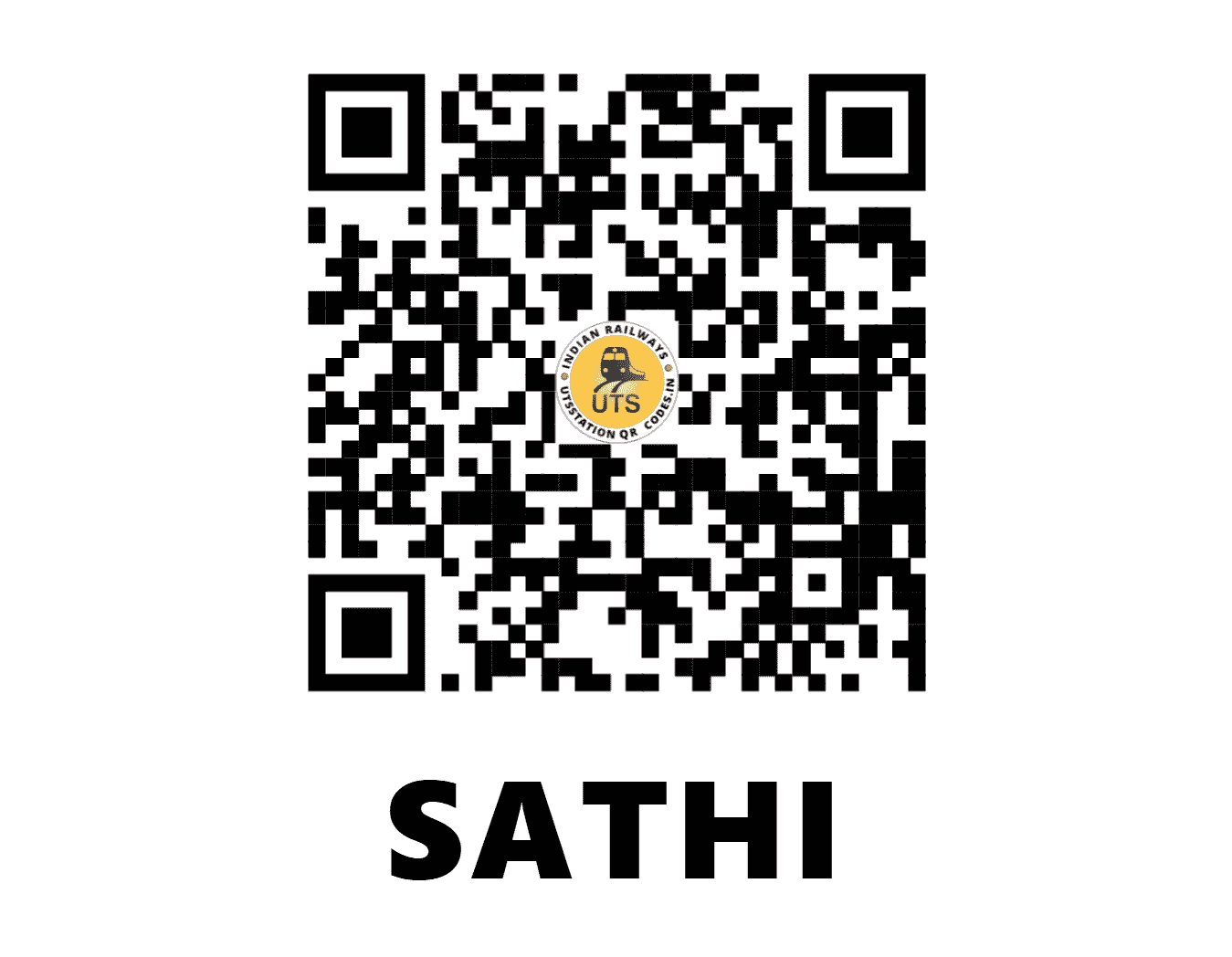 UTS QR Code for SATHI - SAHI (EC - BIHAR)