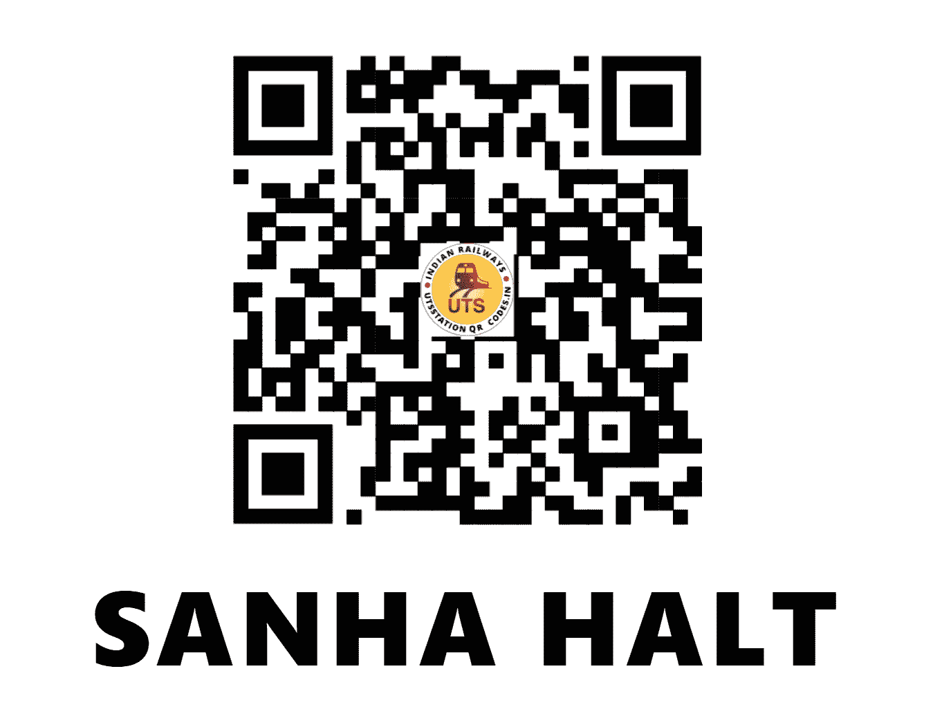 UTS QR Code for SANHA HALT - SANH (EC - BIHAR)