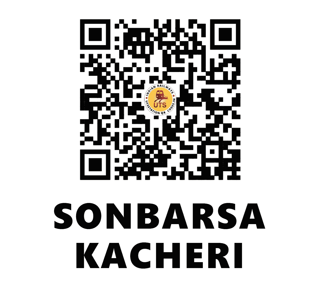 UTS QR Code for SONBARSA KACHERI - SBM (EC - BIHAR)