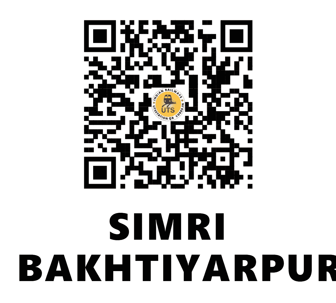 UTS QR Code for SIMRI BAKHTIYARPUR - SBV (EC - BIHAR)