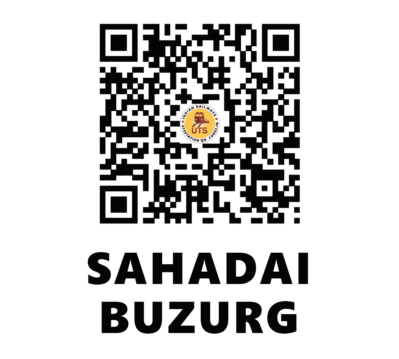UTS QR Code for SAHADAI BUZURG - SDG (EC - BIHAR)