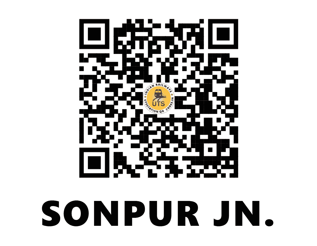 UTS QR Code for SONPUR JN. - SEE (EC - BIHAR)