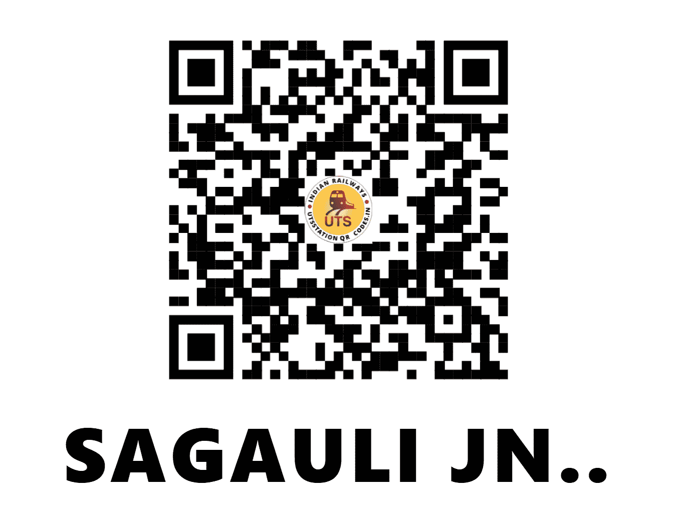UTS QR Code for SAGAULI JN.. - SGL (EC - BIHAR)