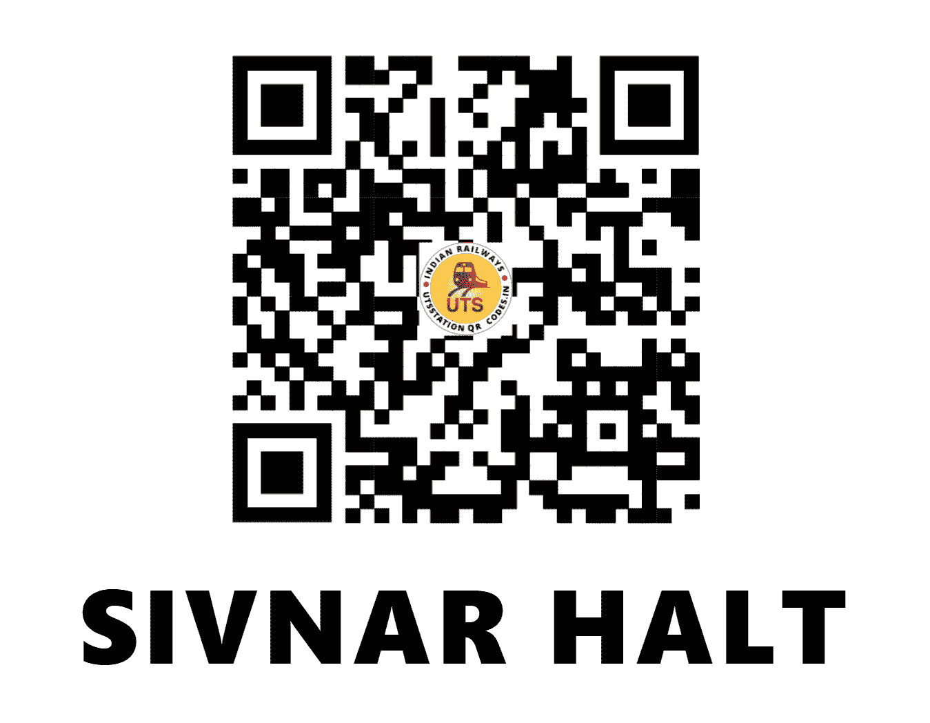 UTS QR Code for SIVNAR HALT - SIVN (EC - BIHAR)