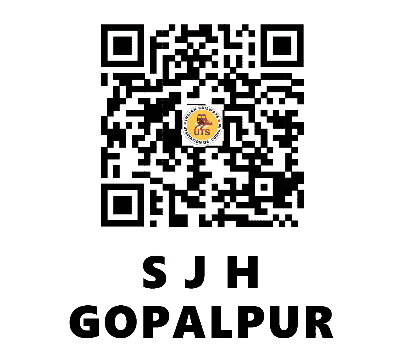UTS QR Code for S J H GOPALPUR - SJHG (EC - BIHAR)