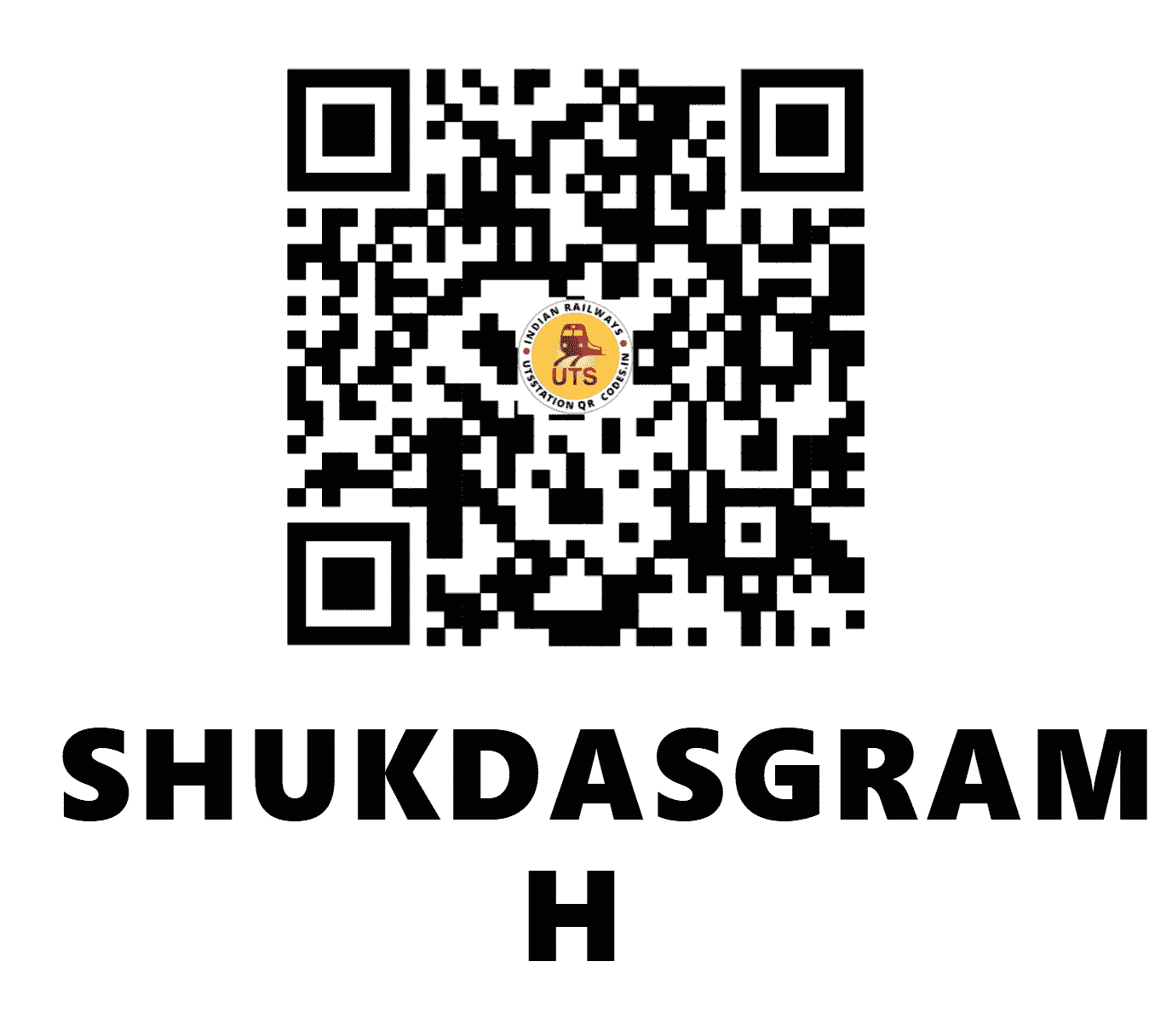 UTS QR Code for SHUKDASGRAM H - SKDG (EC - BIHAR)
