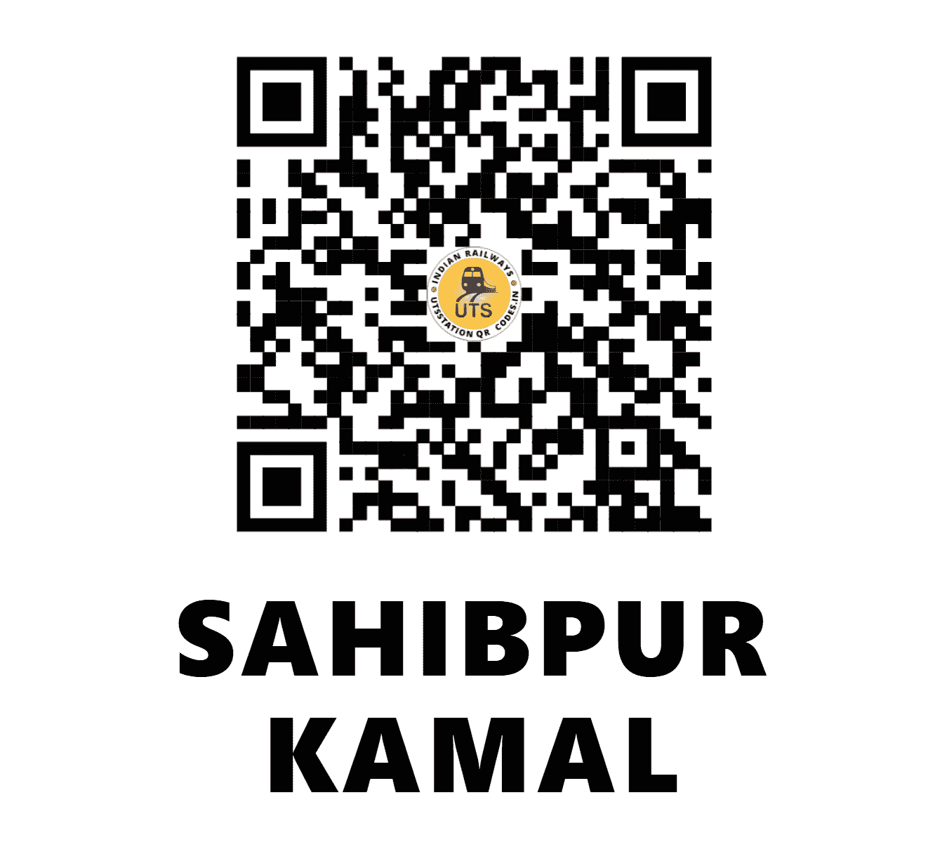 UTS QR Code for SAHIBPUR KAMAL - SKJ (EC - BIHAR)