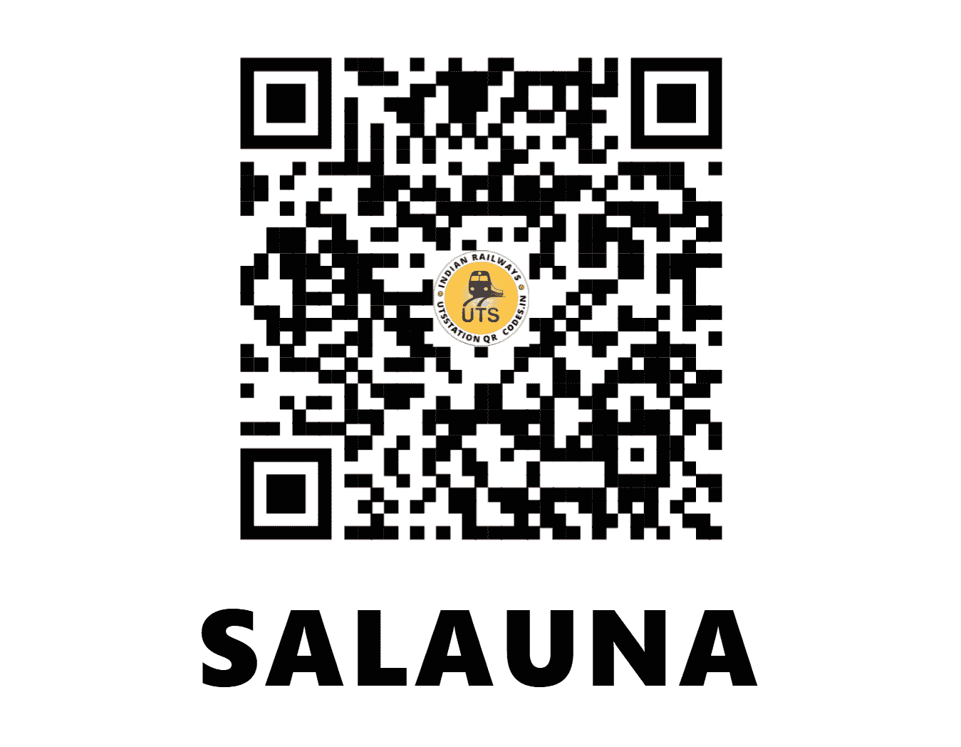 UTS QR Code for SALAUNA - SLNA (EC - BIHAR)